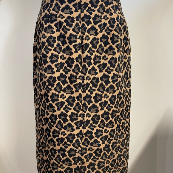 Talbots Black and Tan Pencil Skirt - Picture 5 of 9